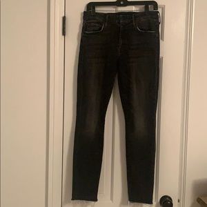 Mother The Looker Ankle Fray Jeans